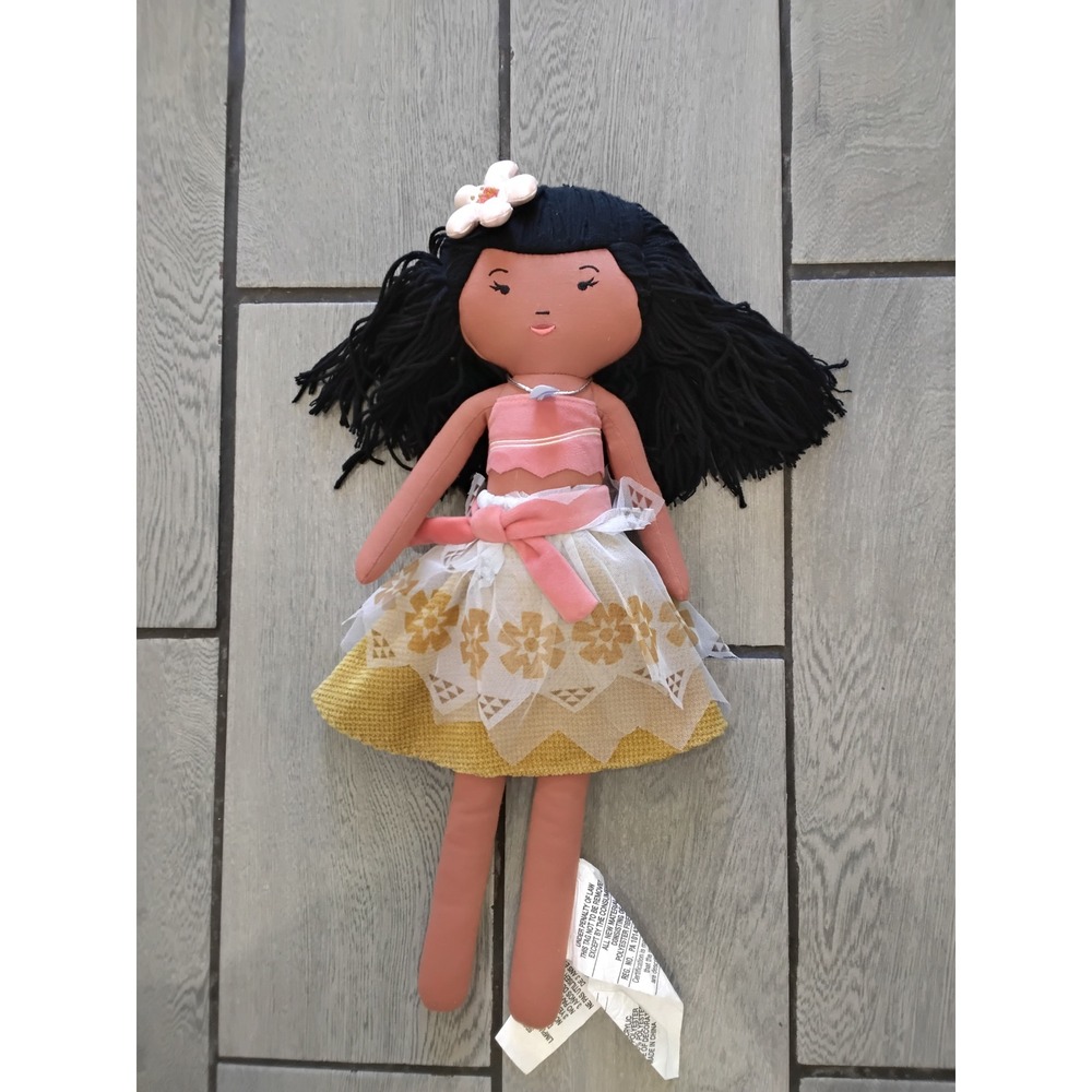 Disney‎ Moana Pillowfort Plush Rag Doll 21 Inch Yarn Hair Target Exclusive